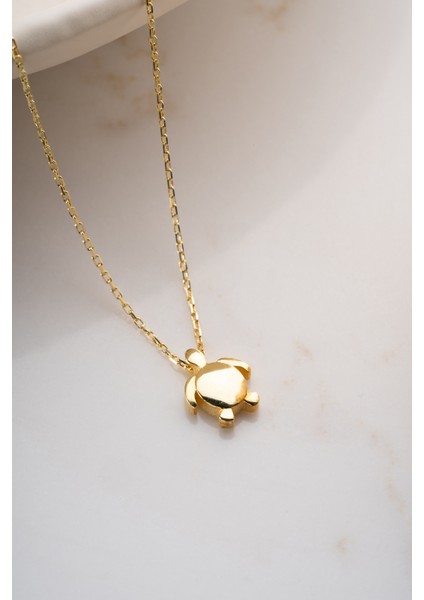 925 Ayar Gümüş Kaplumbağa Kolye indirimleri