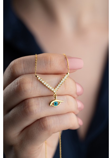 925 Ayar Gümüş Göz Kolye fiyatları