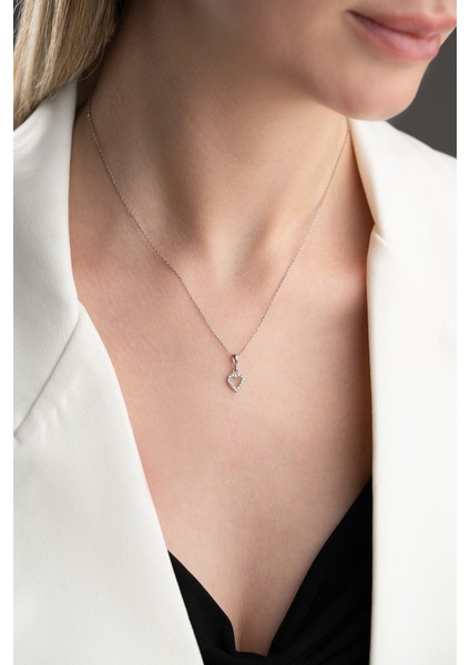 925 Ayar Gümüş Minik Kalp Kolye fiyatları