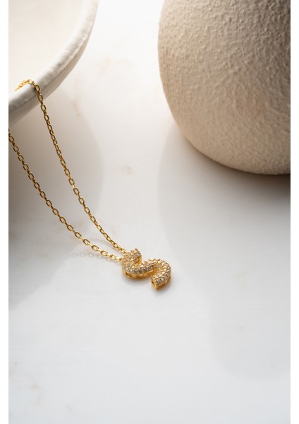 925 Ayar Gümüş Kişiye Özel Zirkon Taşlı Harf Kolye fırsatları