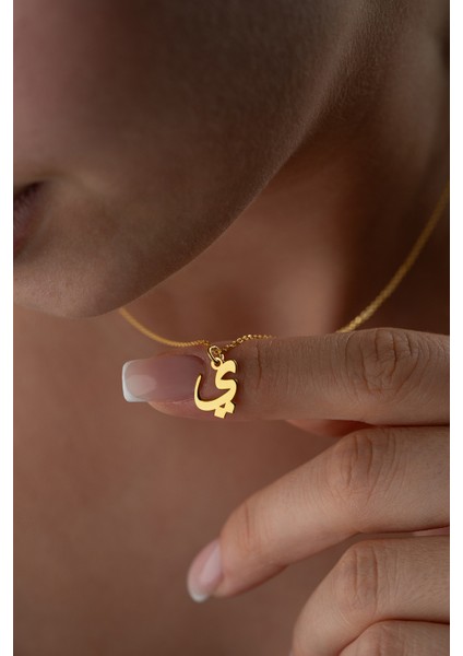 925 Ayar Gümüş Arapça Harf Kolye modelleri