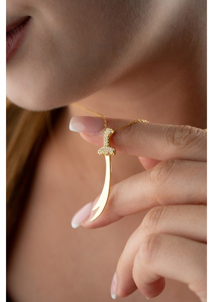 925 Ayar Gümüş Kılıç Kolye fiyatları