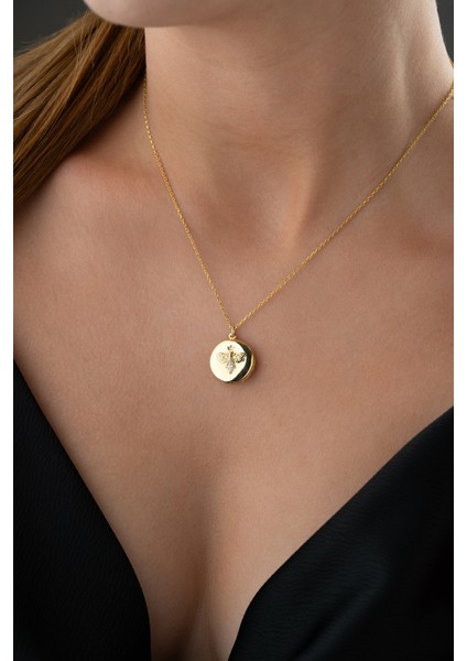 925 Ayar Gümüş Resimlik Kolye