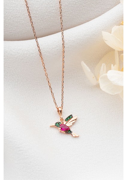 925 Ayar Gümüş Arı Kuşu Kolye modelleri