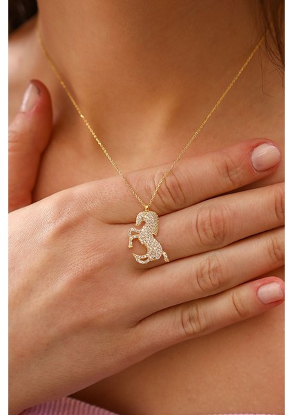 925 Ayar Gümüş Şahlanan At Kolye fiyatları