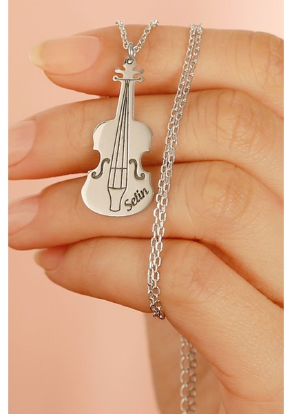 925 Ayar Gümüş Keman Kolye fiyatları