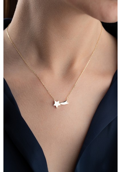 925 Ayar Gümüş Kutupyıldızı Kolye