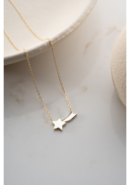 925 Ayar Gümüş Kutupyıldızı Kolye fırsatları