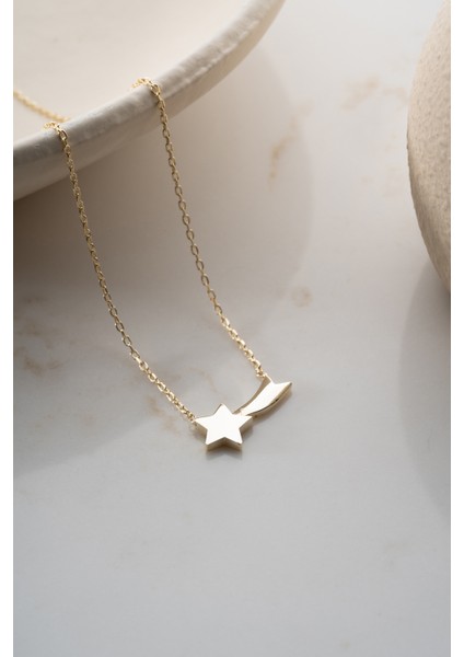 925 Ayar Gümüş Kutupyıldızı Kolye indirimleri