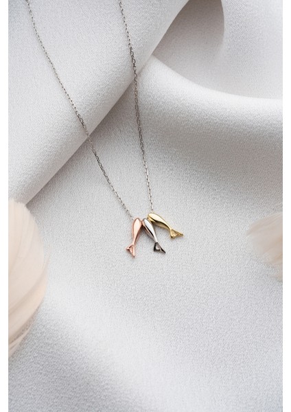 925 Ayar Gümüş Balık Kolye