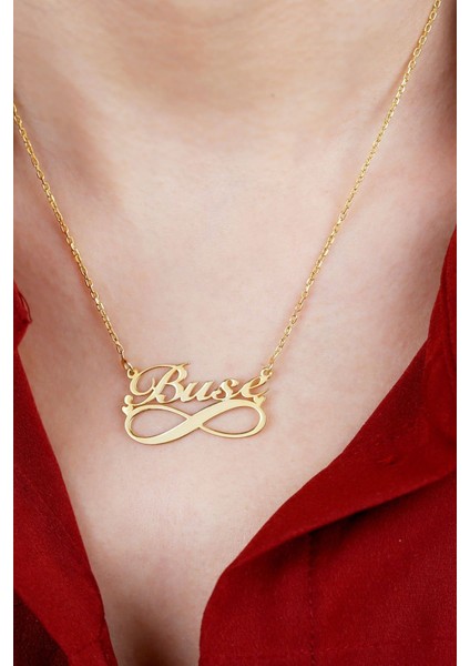 925 Ayar Gümüş Isimli Sonsuzluk Kolye fiyatları