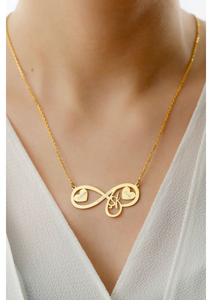 925 Ayar Gümüş Isimli Sonsuz Aşk Kolyesi fiyatları