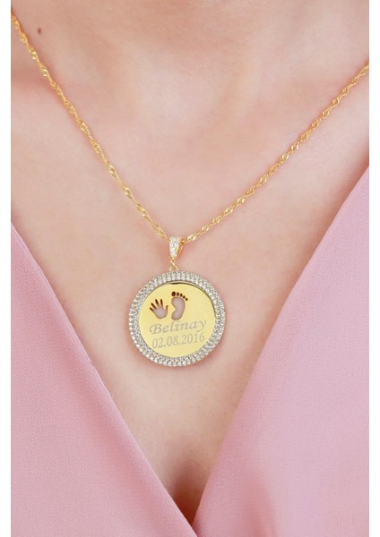 925 Ayar Gümüş Isimli Doğum Kolyesi fiyatları