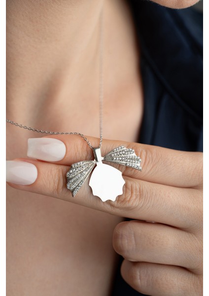 925 Ayar Gümüş Kişiye Özel Deniz Kabuğu Kolye fiyatları