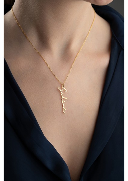 925 Ayar Gümüş Kişiye Özel Isimli Kolye modelleri