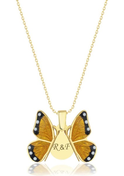 925 Ayar Gümüş Açılabilen Kelebek Kolye indirimleri