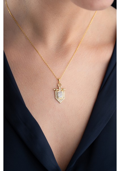 925 Ayar Gümüş Trend Kolye