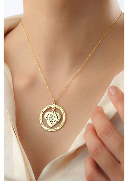 925 Ayar Gümüş Resimli Kolye fırsatları