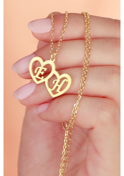 925 Ayar Gümüş Ikiz Kalpli Kolye fiyatları