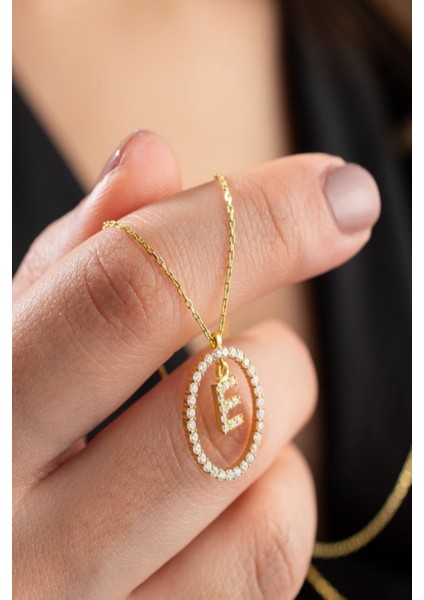 925 Ayar Gümüş Kişiye Özel Harfli Kolye