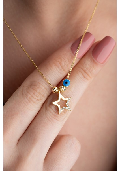 925 Ayar Gümüş Yıldız Kolye fiyatları