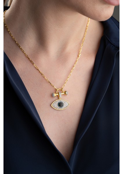 925 Ayar Gümüş Nazar Kolye