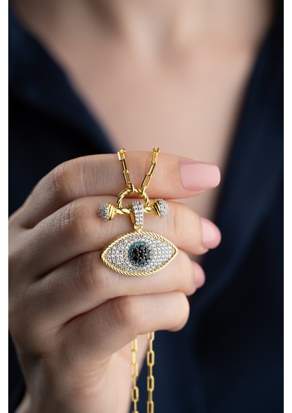 925 Ayar Gümüş Nazar Kolye fiyatları