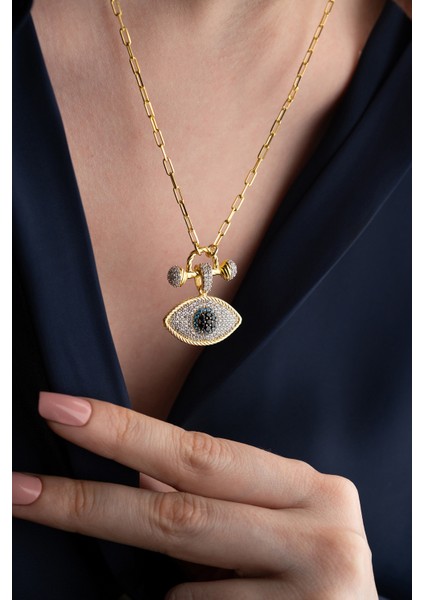 925 Ayar Gümüş Nazar Kolye modelleri