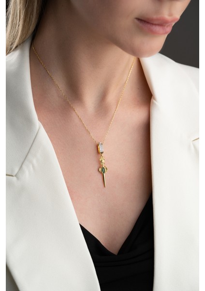 925 Ayar Gümüş Kılıç Kolye fiyatları