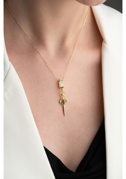 925 Ayar Gümüş Kılıç Kolye modelleri