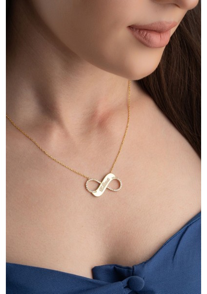 925 Ayar Gümüş Isimli Sonsuzluk Kolye fiyatları