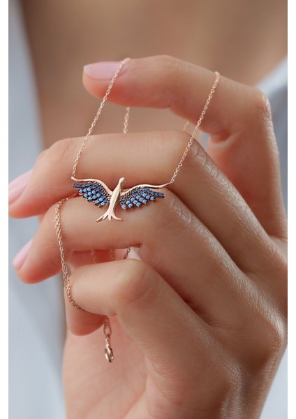 925 Ayar Gümüş Anka Kuşu Kolye fiyatları