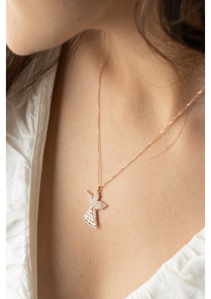 925 Ayar Kalpli Melek Kolye fırsatları