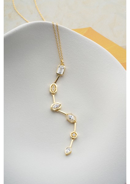 925 Ayar Gümüş Trend Kolye