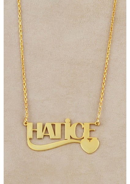 925 Ayar Gümüş Kalpli Isimli Kolye modelleri