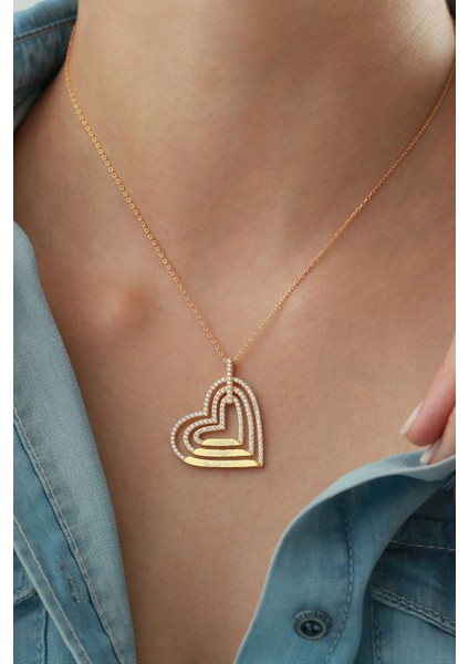 925 Ayar Gümüş Kalpli Kişiye Özel Isimli Kolye fiyatları