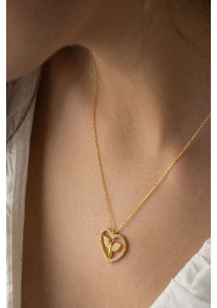 925 Ayar Gümüş Çift Taraflı Mikail Dönence Kolye indirimleri