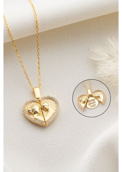 925 Ayar Gümüş Açılabilen Isimli Anne Bebek Kolye fiyatları