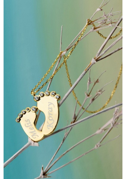 925 Ayar Gümüş Isimli Ayakizi Kolye modelleri