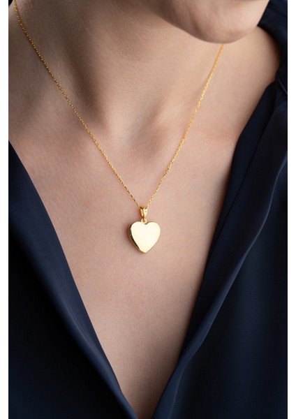 925 Ayar Gümüş Işıklı Kutuda Resimlik Kolye fırsatları