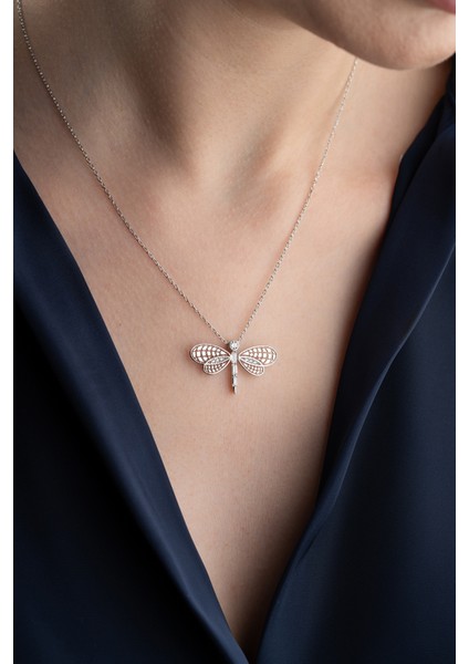 925 Ayar Gümüş Işıklı Kutuda Yusufçuk Kolye fiyatları