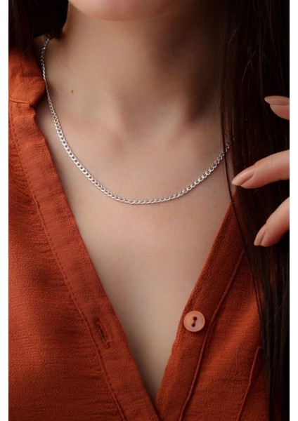925 Ayar Gümüş Zincir Kolye indirimleri