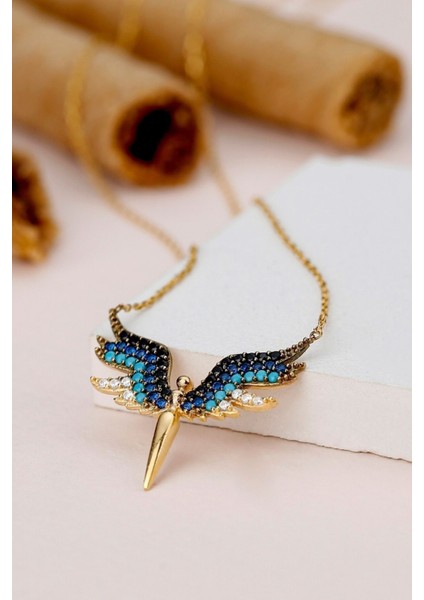 925 Ayar Zirkon Taşlı Mikail Kolye modelleri