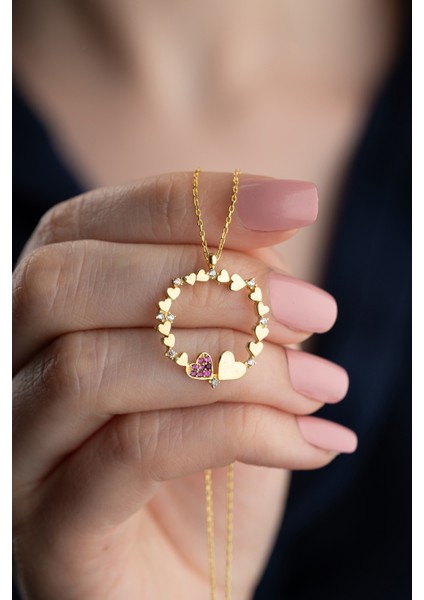 925 Ayar Gümüş Işıklı Kutuda Kalpli Kolye fiyatları