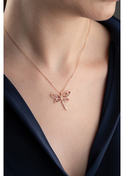 925 Ayar Gümüş Işıklı Kutuda Yusufçuk Kolye fırsatları