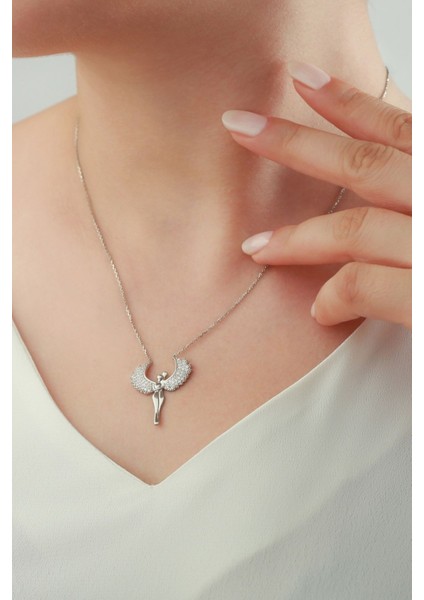 925 Ayar Gümüş Sarılan Çift Kolye indirimleri