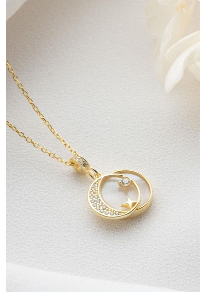 925 Ayar Gümüş Ay Yıldız Kolye fiyatları