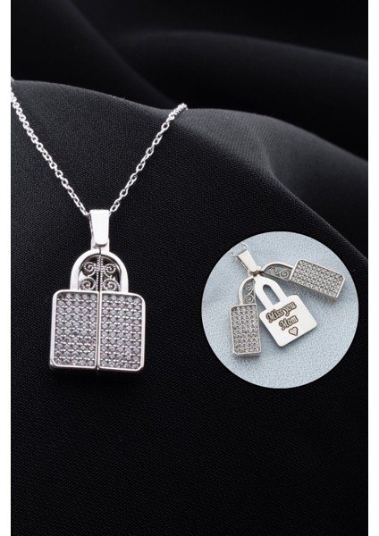 925 Ayar Gümüş Açılır Kilit Kolye modelleri