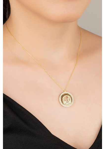 925 Ayar Gümüş Allah Lafzı Kolye indirimleri