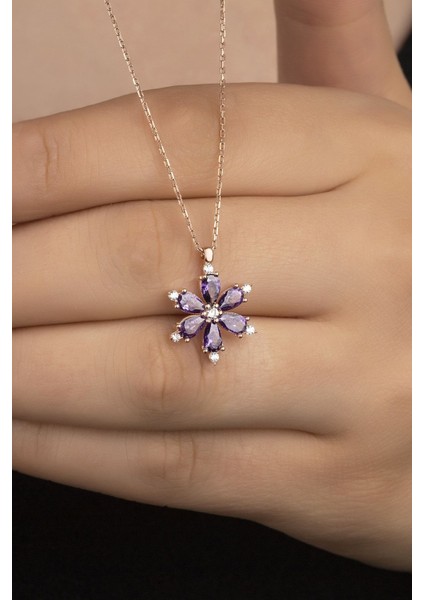 925 Ayar Gümüş Lotus Çiçeği Kolye fiyatları